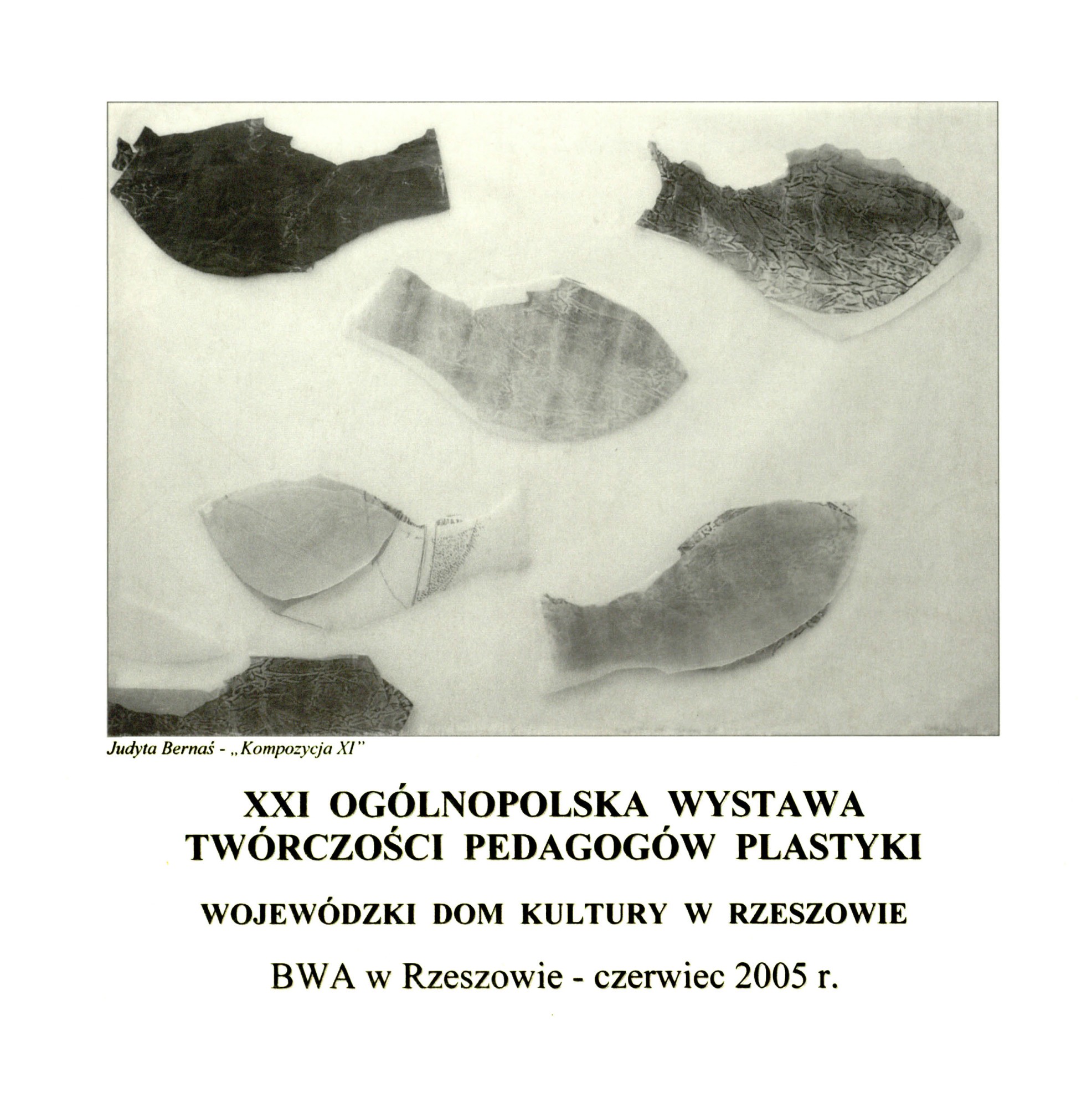 zdjęcie okładki katalogu - XXI Ogólnopolska Wystawa Twórczości Pedagogów Plastyki